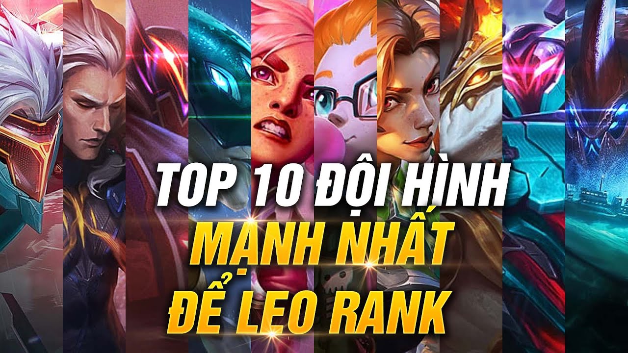 TOP 10 ĐỘI HÌNH MẠNH & DỄ NHẤT ĐỂ LEO RANK ĐTCL ĐẦU MÙA 8: QUÁI VẬT TẤN CÔNG