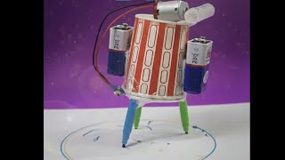 🤖✨How to make a Scribble Bot at Home 🤖🖍️DIY Mini Scribble ROBOT 🤖🔥Easy &amp; Fun Project #diy #viral 