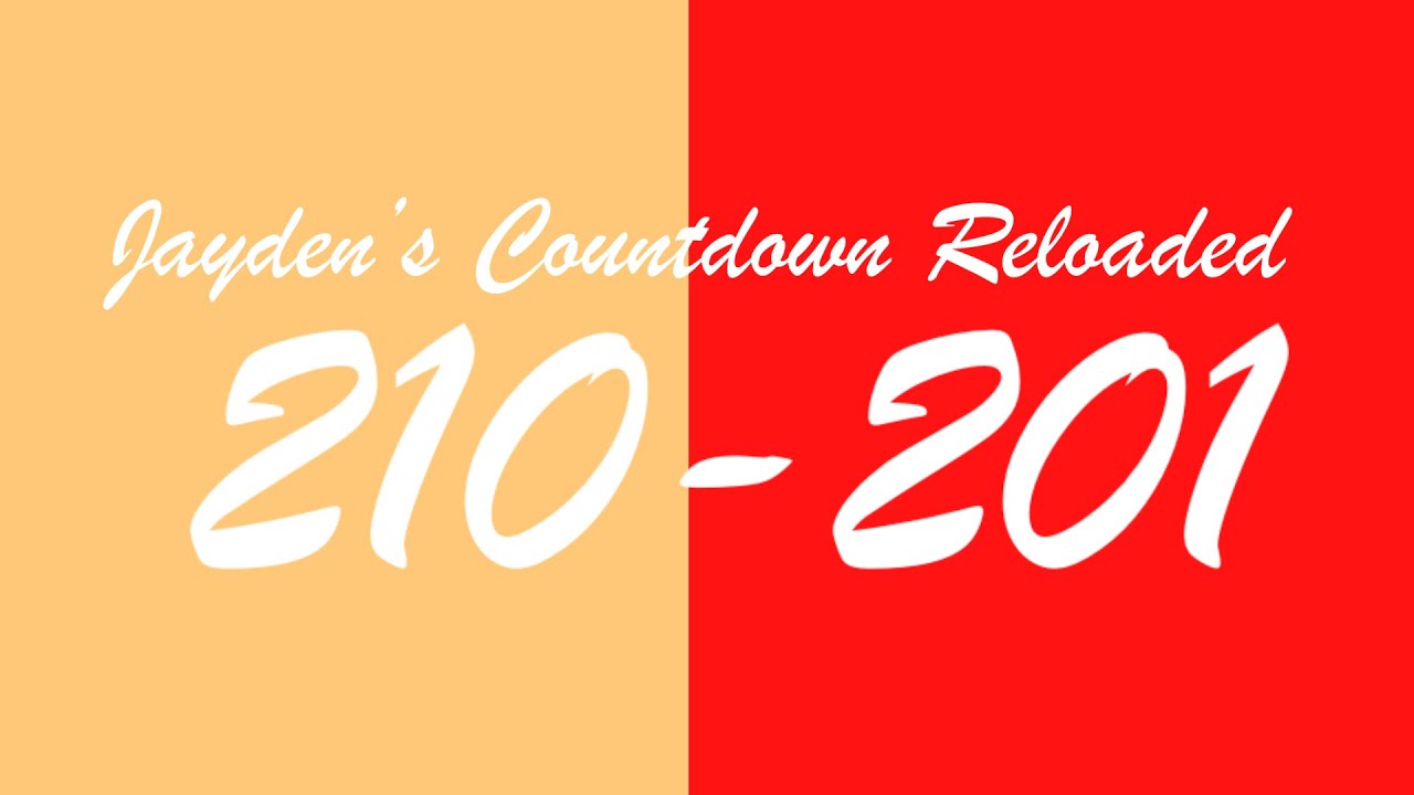Jayden’s Countdown Reloaded 21: 210-201 (THE BEGGING OF SEASON 3 ...