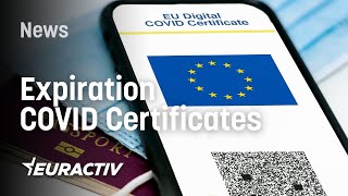 COVID certificates expire nine months since primary vaccination screenshot 1