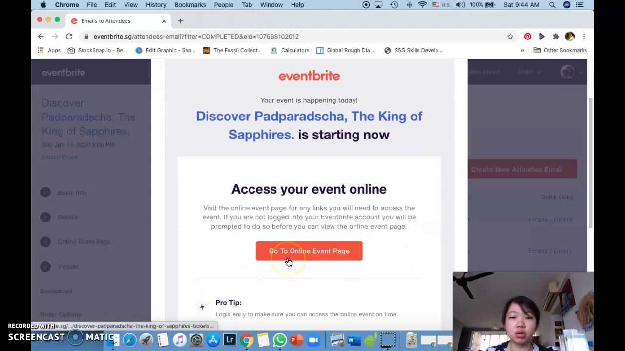 How To Email Eventbrite Attendees YouTube