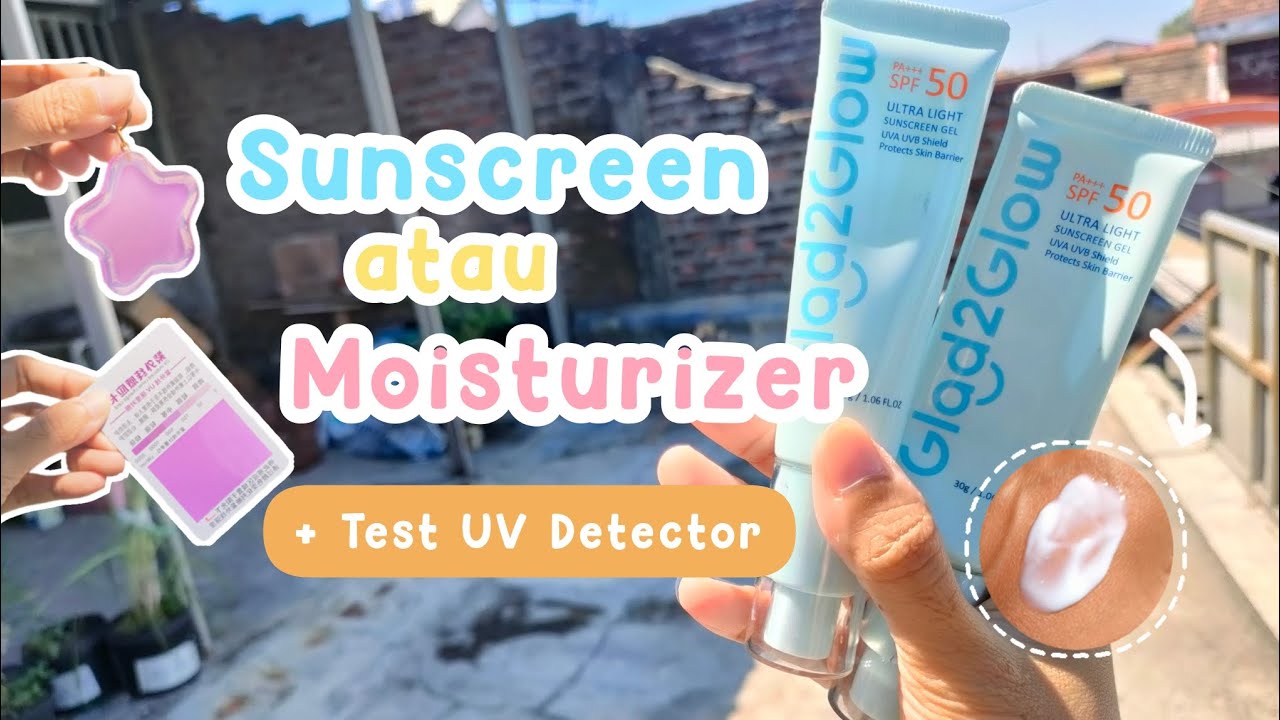 Review Sunscreen Viral Glad2Glow Ultra Light Sunscreen Gel