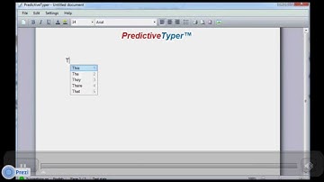 PredictiveTyper Demo (PC version)