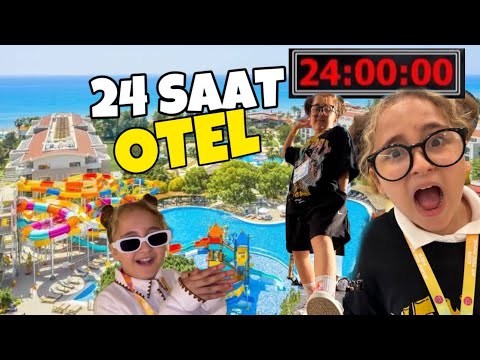 24 SAAT BOYUNCA TATİL VLOG ! OTELDE BİR GÜN KALMAK!!