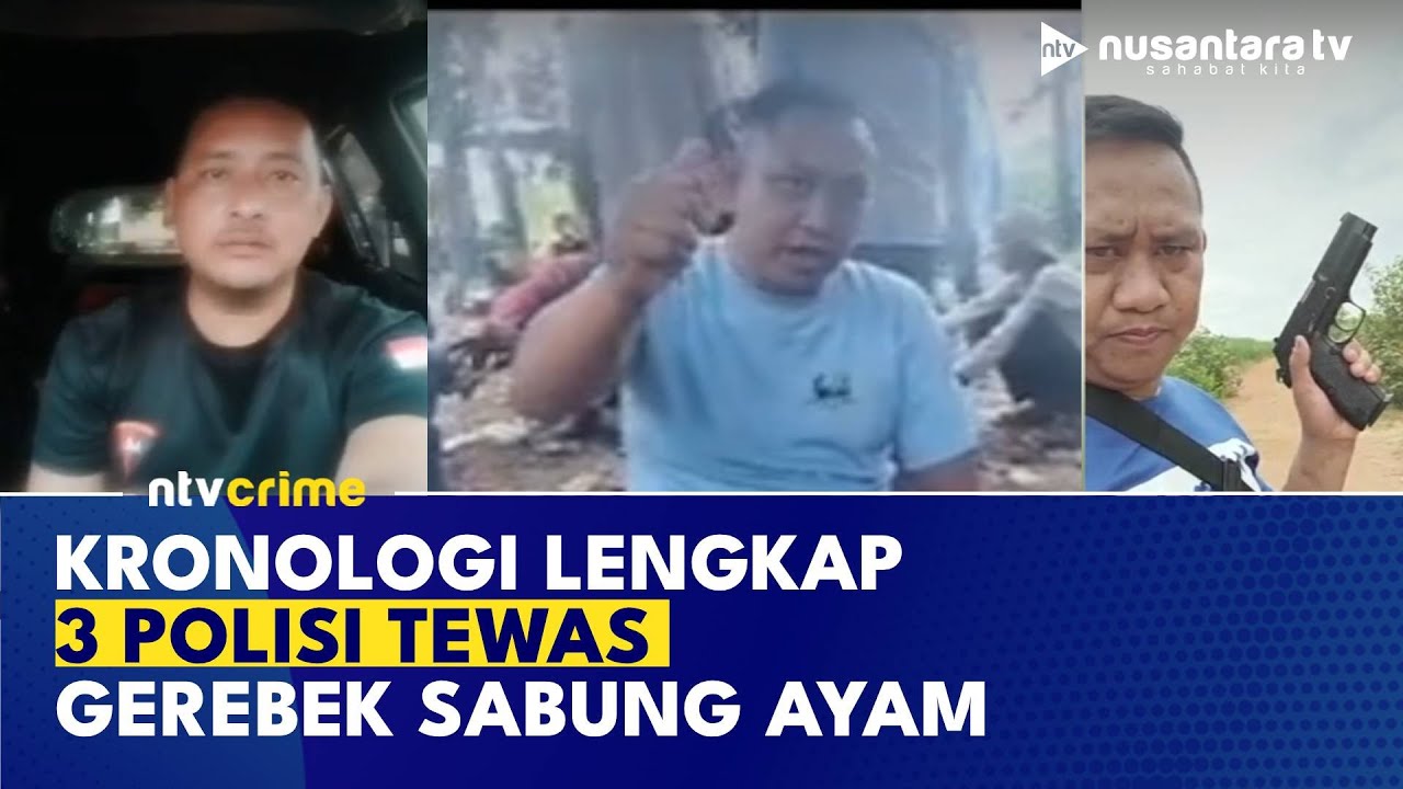 3 Polisi Tewas Ditembak Saat Gerebek Sabung Ayam, Berikut Profil Para Korban | NTV CRIME