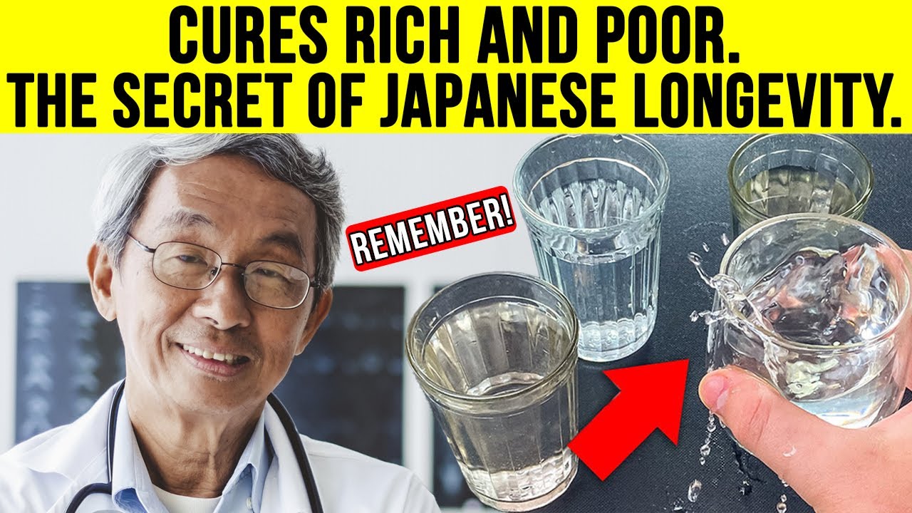Japanese doctor Drink four glasses of water in the morning and you