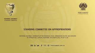 Standing Committee on Appropriations, 9th March 2022