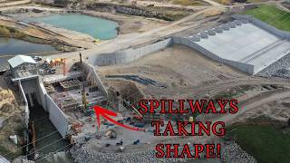 Edenville & Tobacco Dam Update: Spillway Concrete Takes Shape as Construction Accelerates!