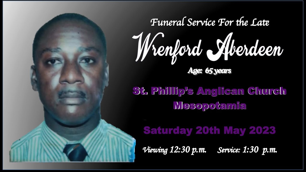 Wrenford Aberdeen funeral service YouTube