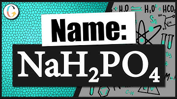 How to name NaH2PO4