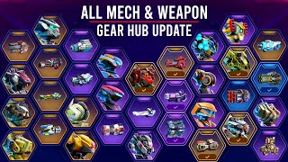 All Mechs and Weapons Price - Gear Hub New Update - Mech Arena screenshot 4