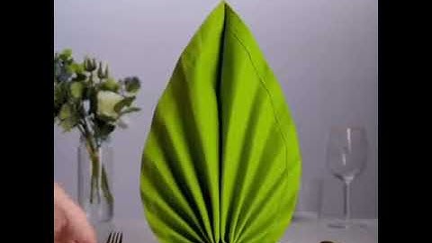 7 different ways to fold dinner napkins 😍