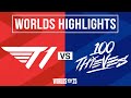 T1 vs 100 Thieves | Exciting Highlights from Worlds 2025 Swiss Stage ๐ฎ