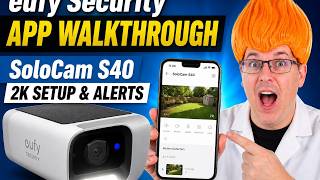 eufy Security App Walkthrough: SoloCam S40 Solar 2K Setup & Alerts screenshot 3