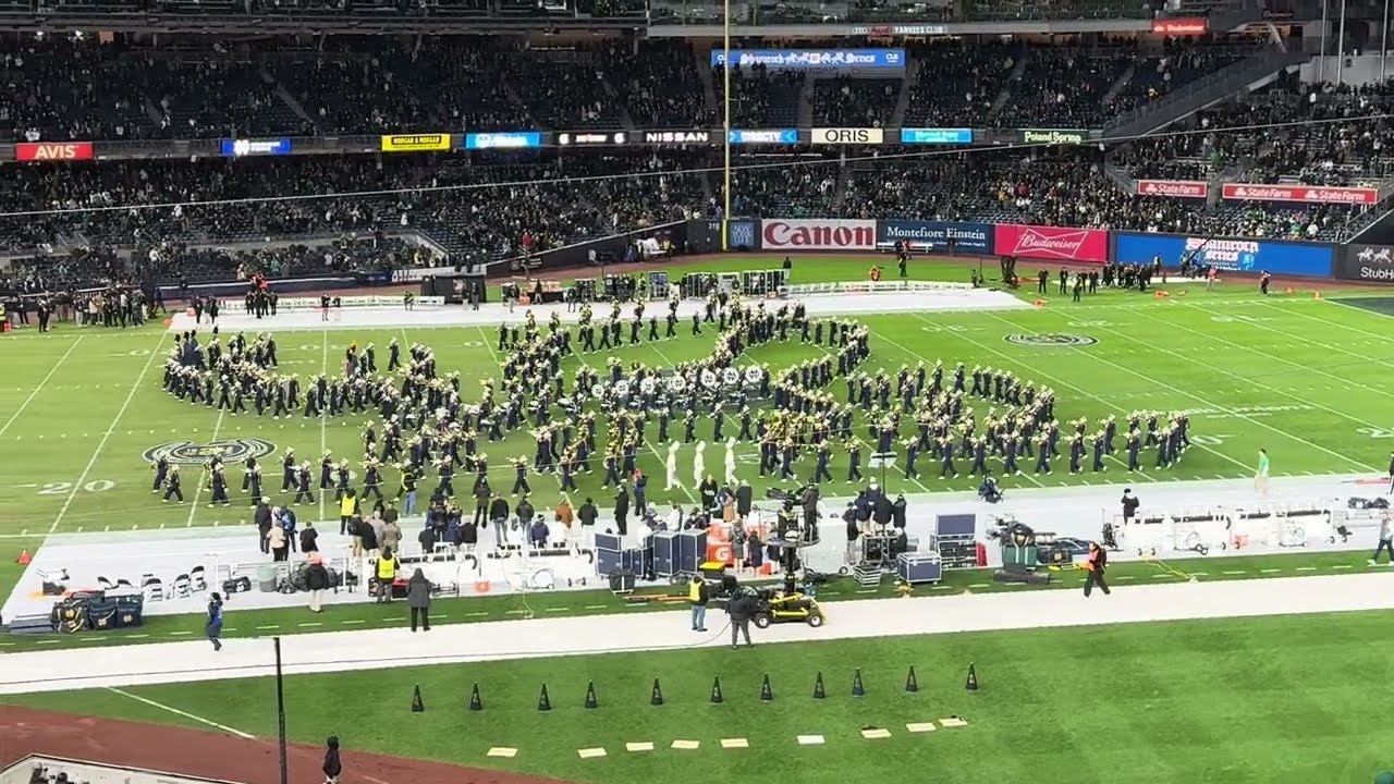 Band of the Fighting Irish - Notre Dame vs Army at Yankee Stadium - Pregame Show, 11/23/2024