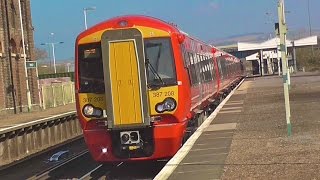 Gatwick Express Class 387/2s - 387208 + 387209 At Arundel On A Driver Training Run To Littehampton