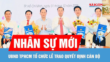 Chủ tịch UBND TPHCM điều động, bổ nhiệm nhiều cán bộ lãnh đạo