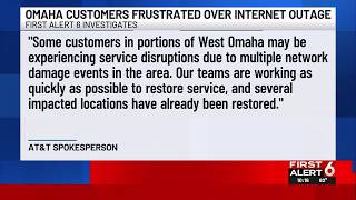 Customers frustrated over internet outage