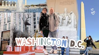 WASHINGTON DC Vlog 🍁 Six Days Travel Vlog: National Mall Monuments, Foods, Shopping, & More