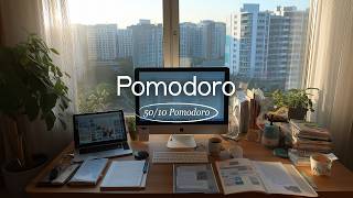 50/10 POMODORO TIMER ☕🎐 Study with me | Calm Lofi Beats | For Deep Focus | Work/Study/Reading
