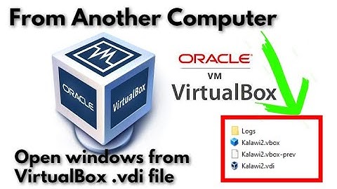 How to open windows from a VirtualBox .vdi file that comes from another computer