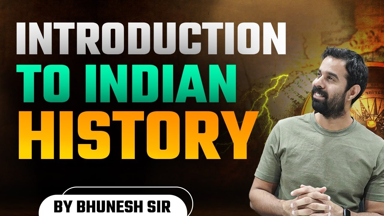Introduction to Indian History by Bhunesh Sir | Iconic GK/GS Class