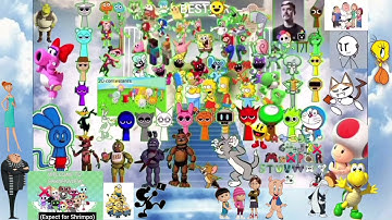 My Best to Worst Characters List V10