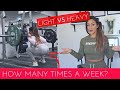 HOW OFTEN SHOULD YOU TRAIN GLUTES? LIGHT VS HEAVY BOOTY WORKOUT