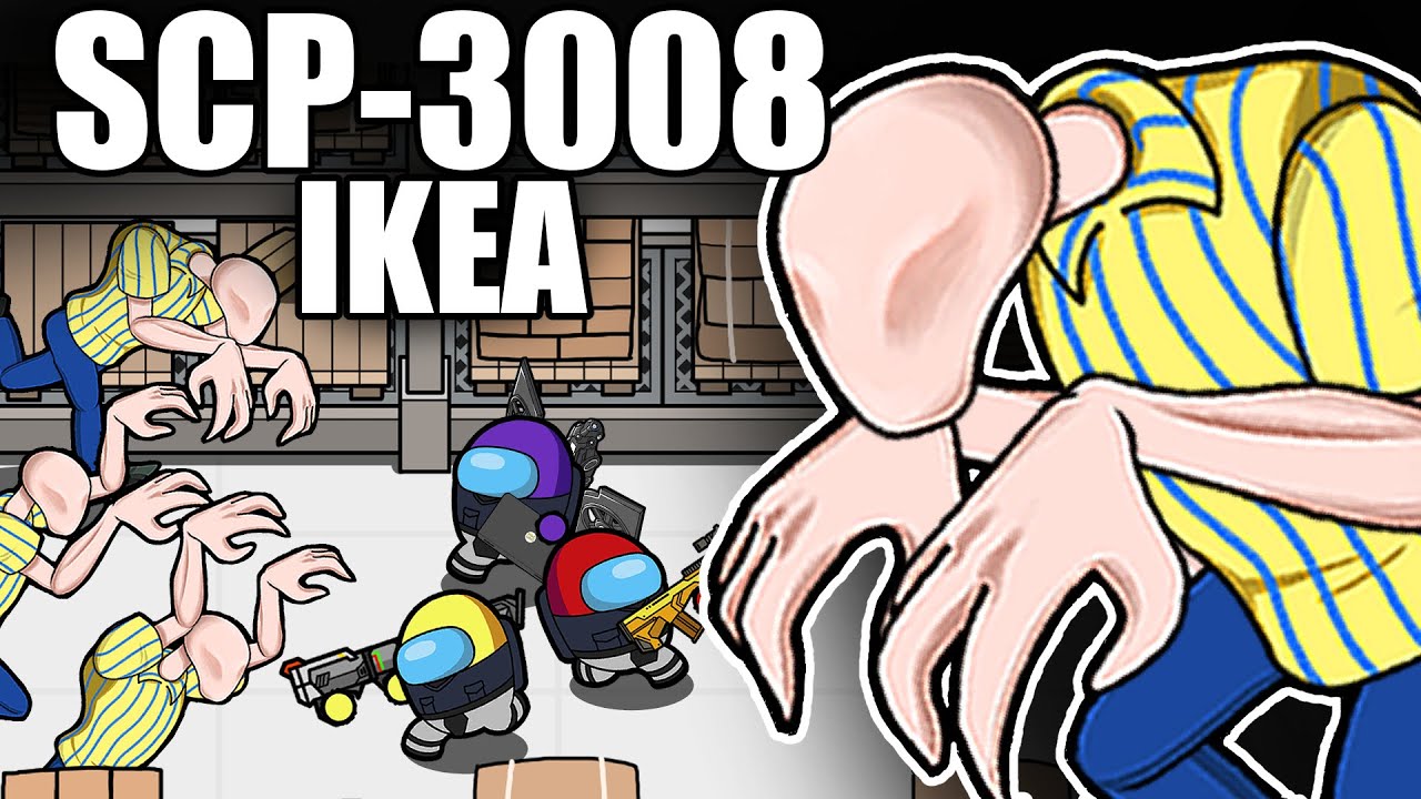 SCP-3008: The Infinite IKEA Part 2 [SCP - Containment Breach 3 EP.3], Among Us Animation -  in 2023