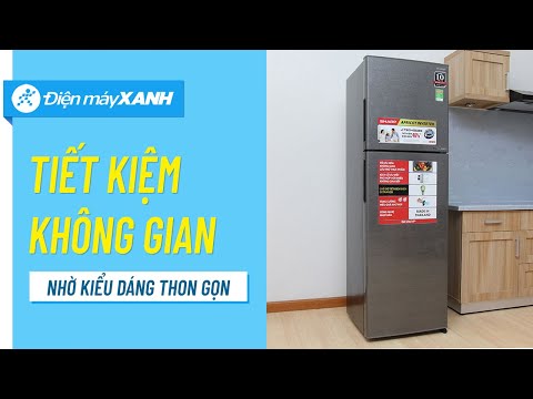 Tủ lạnh Sharp 253L: thon gọn hơn, tiết kiệm không gian cho nhà bạn (SJ-X281E-DS) • Điện máy XANH