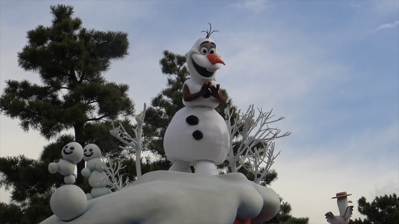 ºoº オラフ アナとエルサのフローズンファンタジー パレード 17 東京ディズニーランド Tdl Anna Elsa Frozen Fantasy Youtube