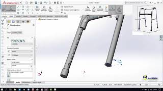 Solidworks Uygulama -  Yürüteç (Walker) Çizmek - with English subtitles