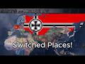 What if German Reich and soviet union switched Places? Hoi4 Timelapse