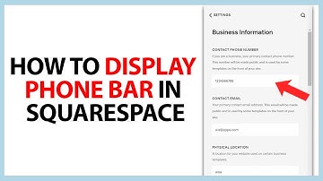 How to Display Phone Bar on Squarespace in 2025