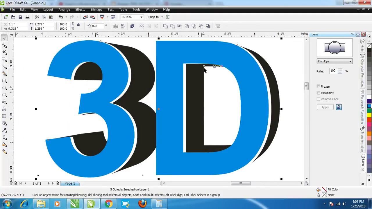 35 Simple Corel draw sketch effect for Beginner