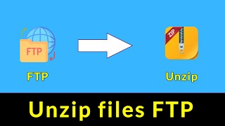 Unzip files on Filezilla FTP Unzip files on Filezilla FTP