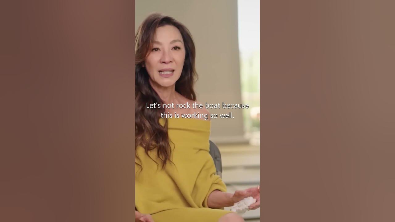 Life is about making changes - Michelle Yeoh