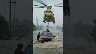Helicopter Rescue Amid The Storm