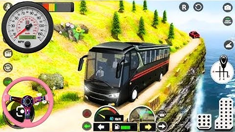 Offroad Ultimate Bus Driving Simulator - Real City Coash Bus Drive 3D - android gameplay.