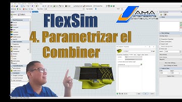 4. ¿Cómo configurar el Combiner en Flexsim?