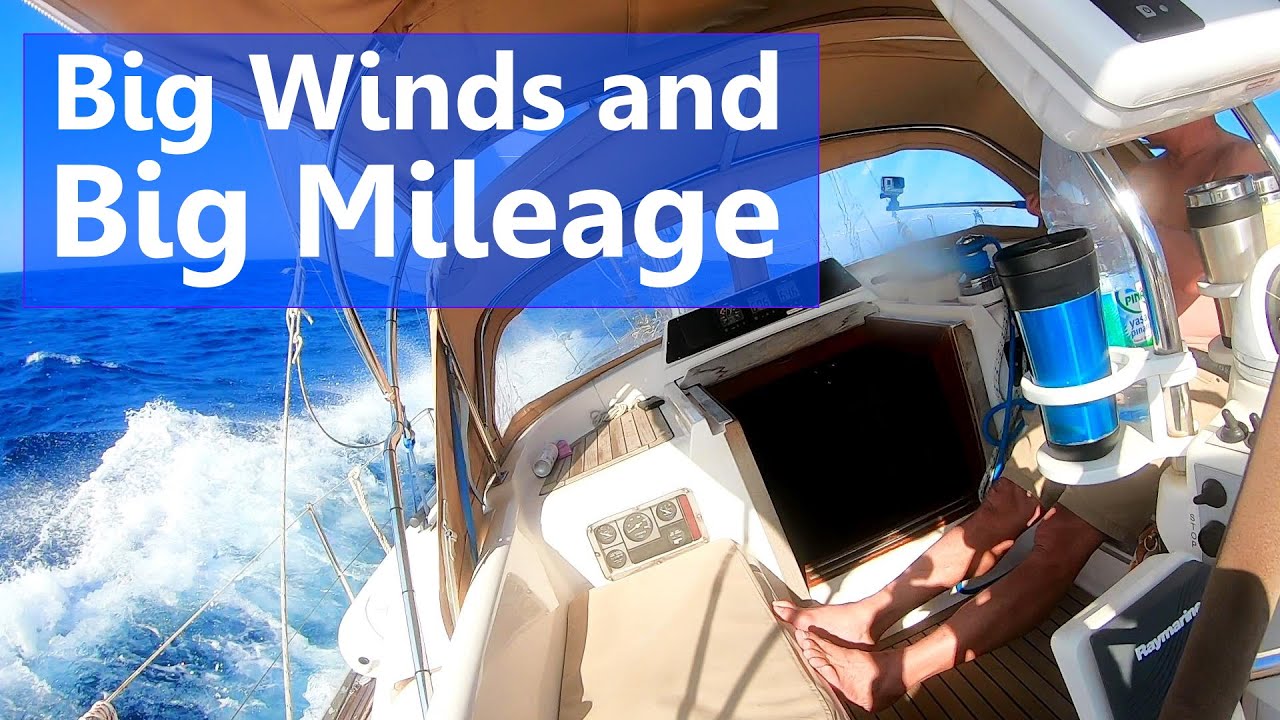 Ep 99 Big Winds and Big Mileage-Rhodes to Mykonos, Greece