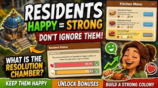 The Resident Guide EVERY Player Needs! (Dont miss out these BUFFS!!!) [Fortune Hunter: Golden Saga]