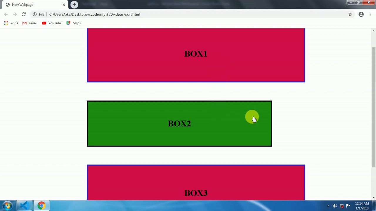 Create a simple webpage using html and css|| part 24 - YouTube