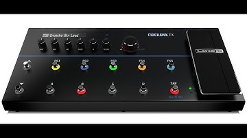 Line 6 Firehawk FX and Looper With a sequencer app avec séquenceur app