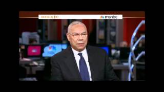 Colin Powell Talks Hard Power & Soft Power on Morning Joe