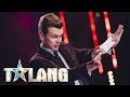 Douglas häpnar med sin magi i Talang 2018 - Talang (TV4)