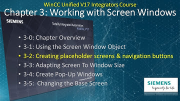 WinCC Unified V17 # 5:  Build Screens and Runtime Navigation! 🧭Learn SCADA Programming #WinCCGURU