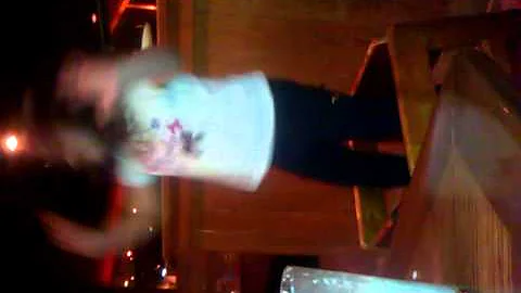 Dancing at a restaurant