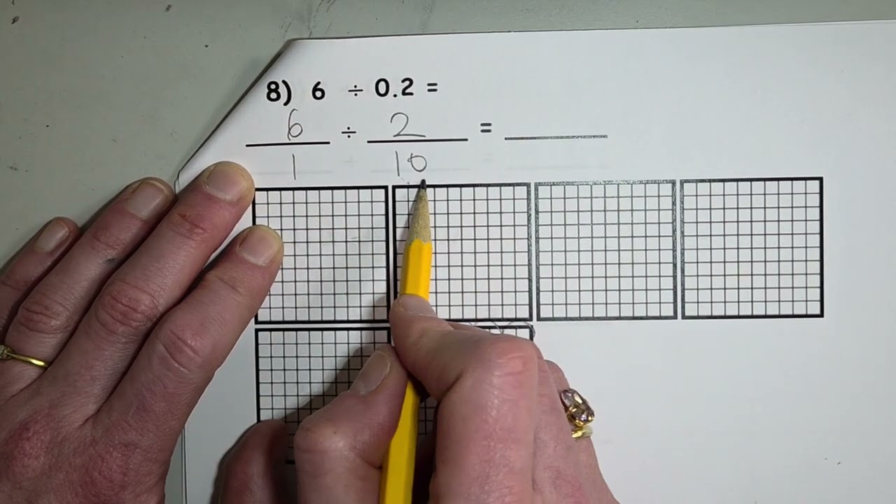 Dividing decimals by decimals REVIEW
