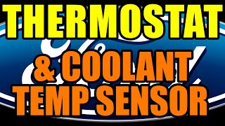 Thermostat & Coolant Temp Sensor - Ford Taurus / Mercury Sable 2000-2007